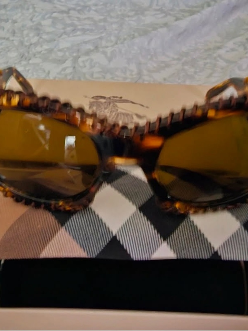 Burberry Tortoiseshell Women Sunglasses with Brown Lenses